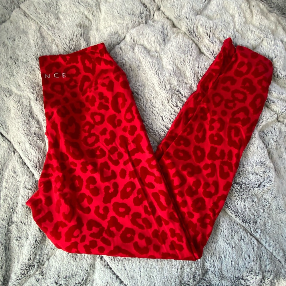 Lux Pant Panther Fire (Great for Cyclebar!)